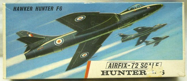 Airfix 1/72 Hawker Hunter F6, 288 plastic model kit